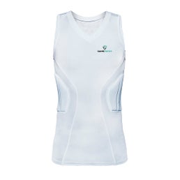 Gamepatch Padded Compression Shirt Pro (26) - Topattu Hihaton Kompressiopaita -Valkoinen