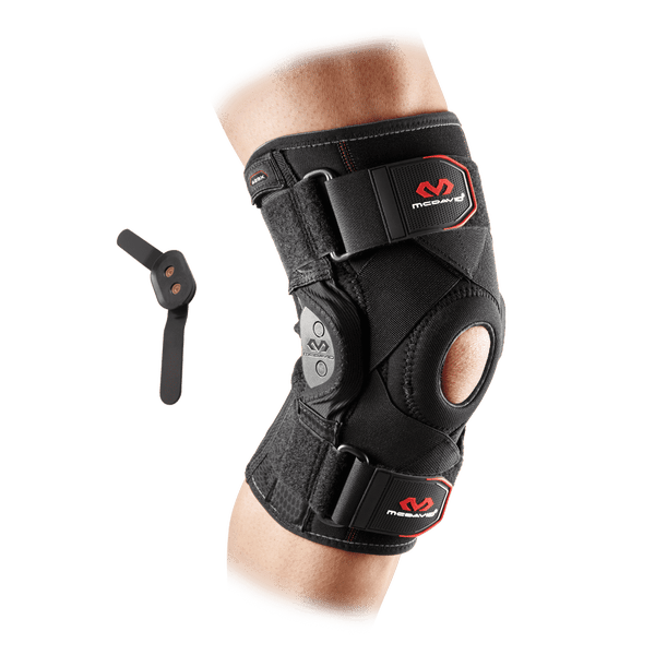 McDavid Knee Support Brace 429X With Polycentric Hinges And Cross Straps  -polvituki pitkitt&auml;istuilla ja ristihihnoilla